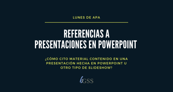 Lunes de APA-Presentaciones PowerPoint